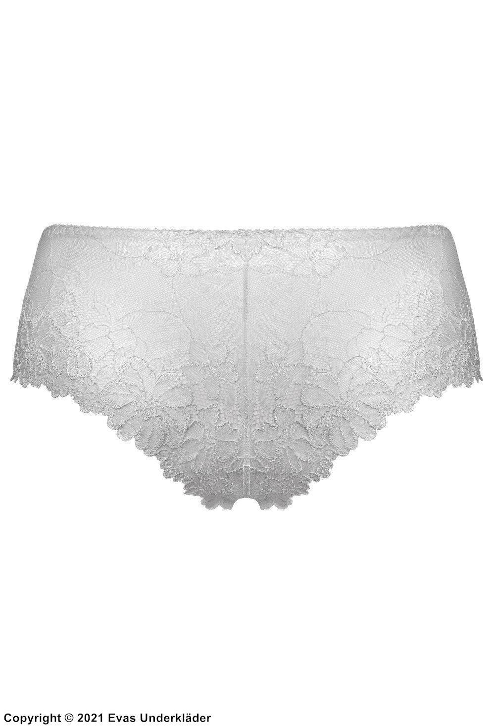 Beautiful cheeky panties, floral lace